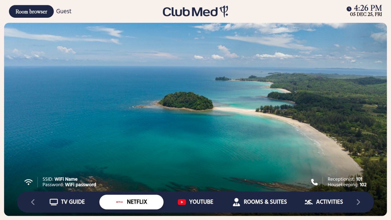 TV Portal Landing Page